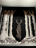 Horned God Paper Cut Box Frame