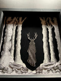 Horned God Paper Cut Box Frame