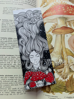 Flow Mushroom Art Bookmark