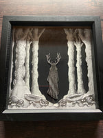 Horned God Paper Cut Box Frame