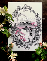 Sakura Cherry Blossom Art Print