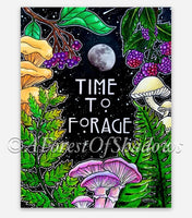 Time To Forage Sticker