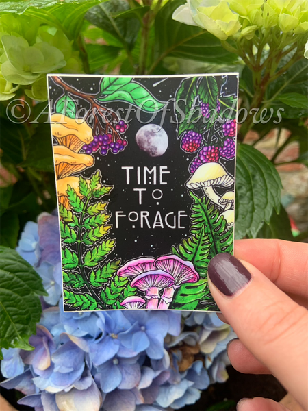 Time To Forage Sticker